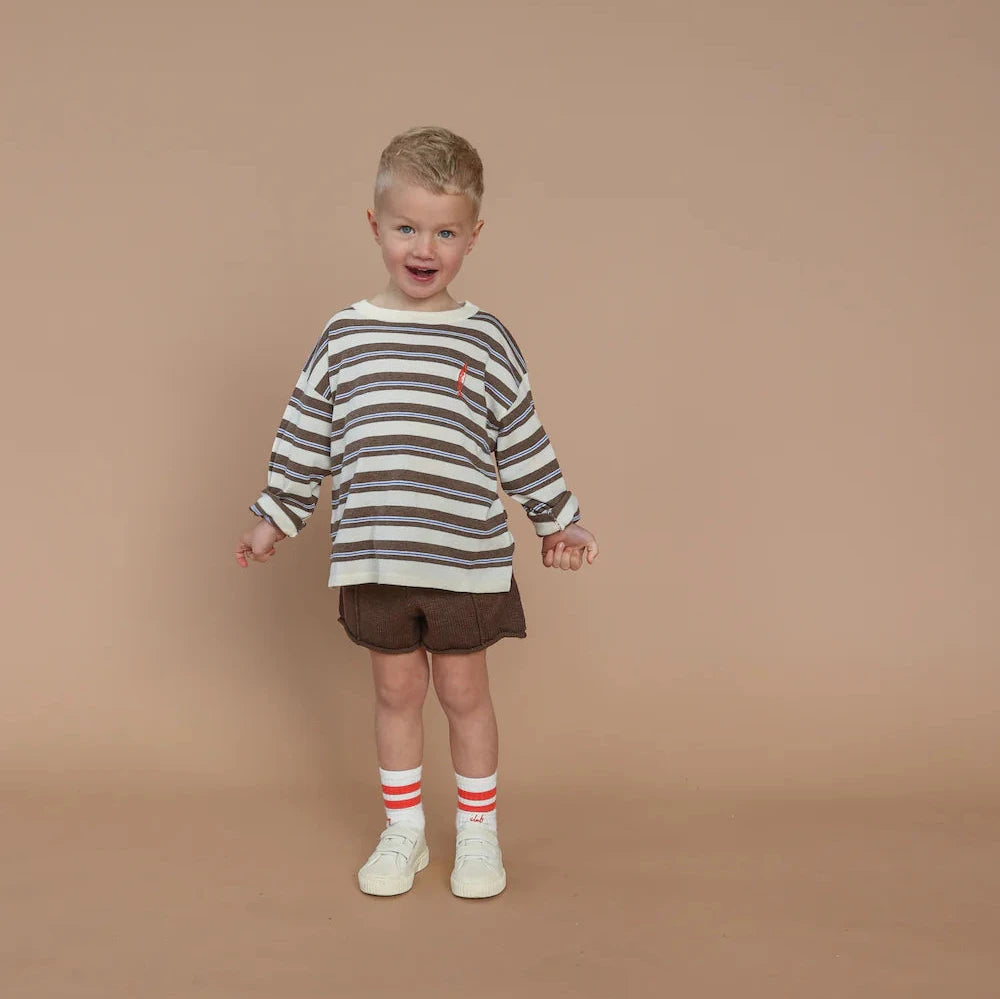 Sardine Tee | Stripe green
