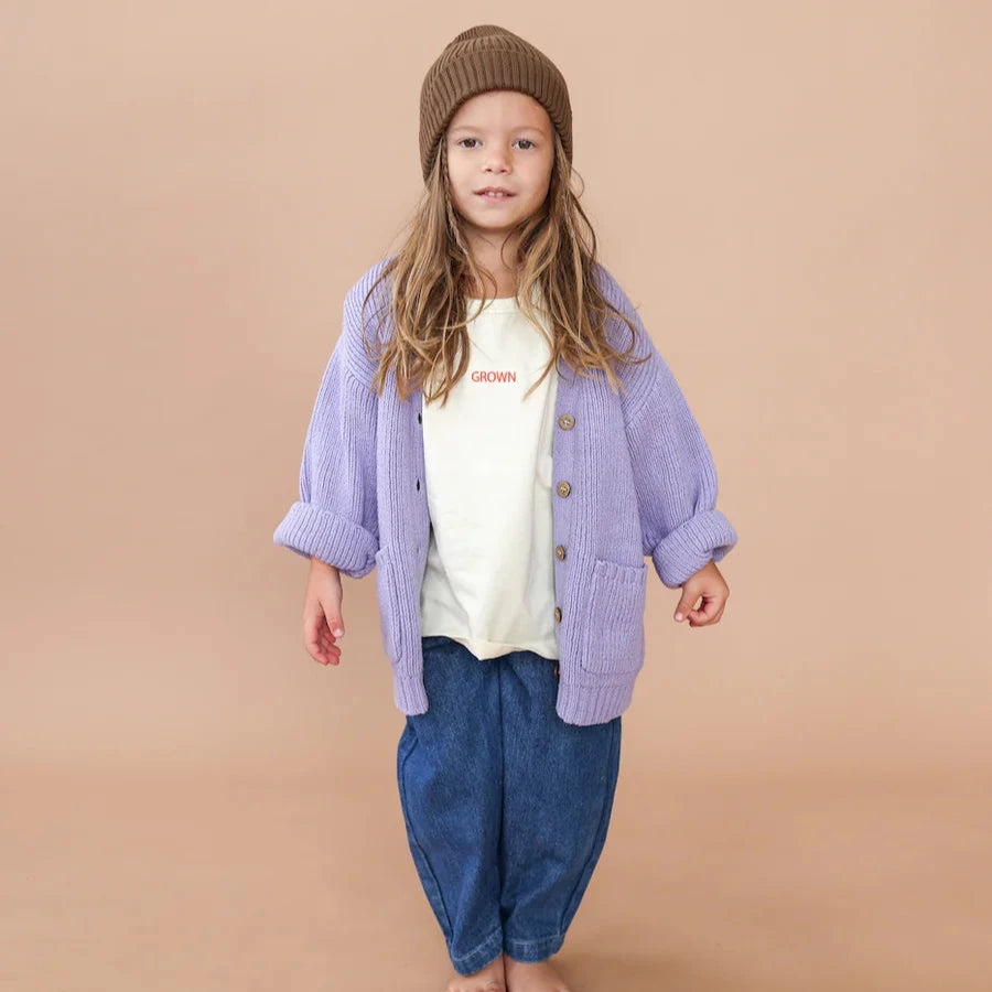 POCKET CARDIGAN - IRIS