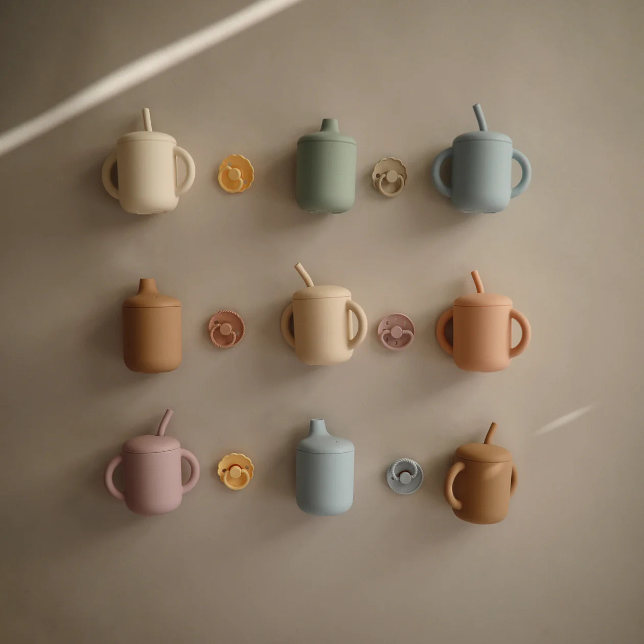 Silicone Sippy Cup - Powder Blue