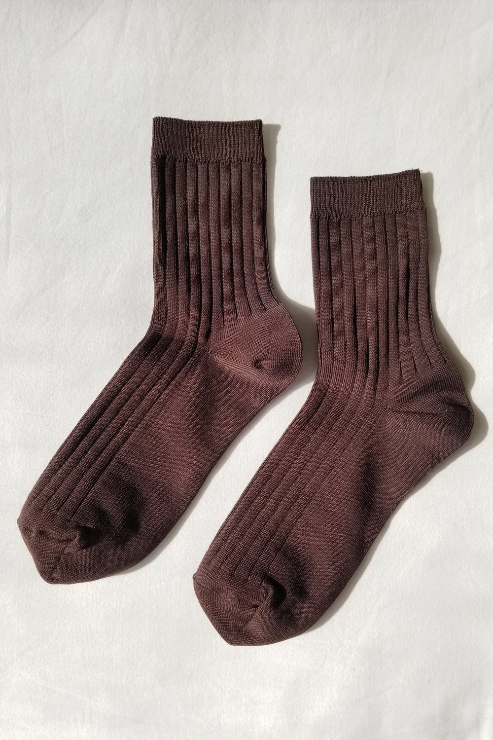 HER SOCKS (MC COTTON) - COFFEE