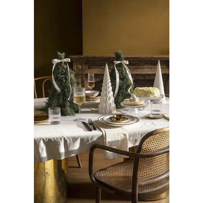 Porcelain Christmas Tree Sculpture - Triangle