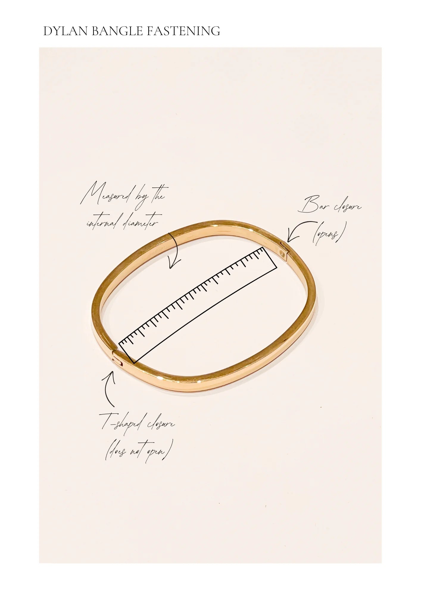 Dylan Bangle Gold - Celestial Clear