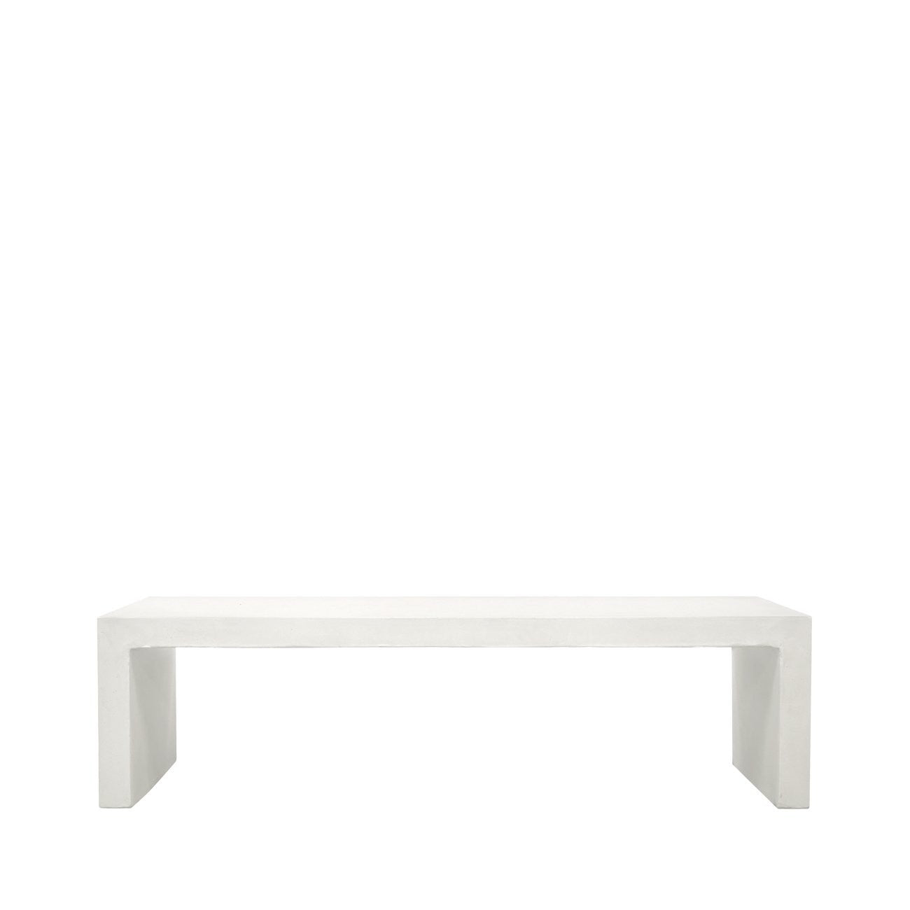 Palma Long Bench White - 160CM