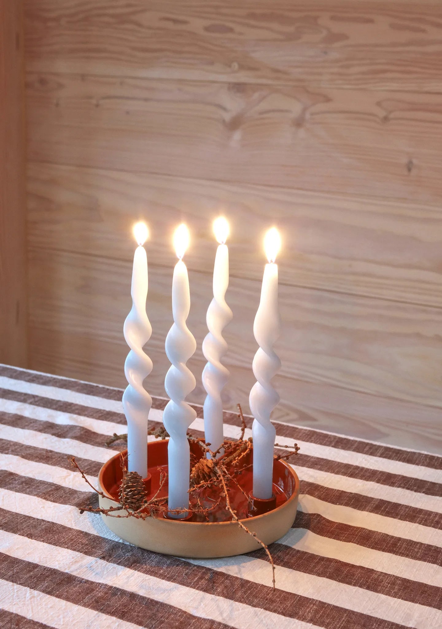 Hikari Advent Candleholder - Nutmeg