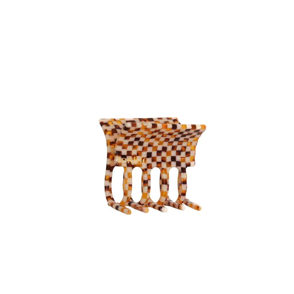 Square Claw - Coffee Cream Check