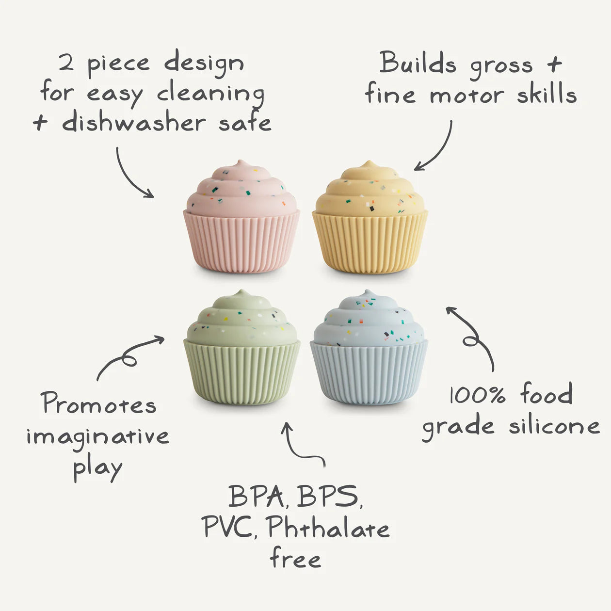 Mix And Match Cupcake Toy