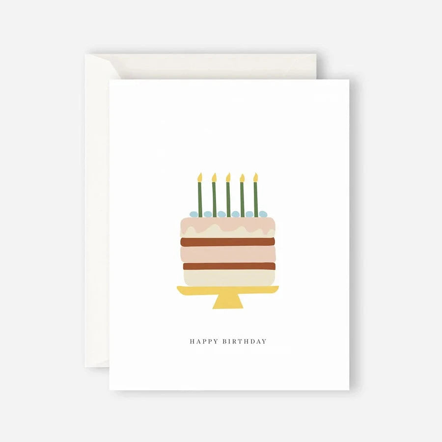 Happy Birthday Cake Card