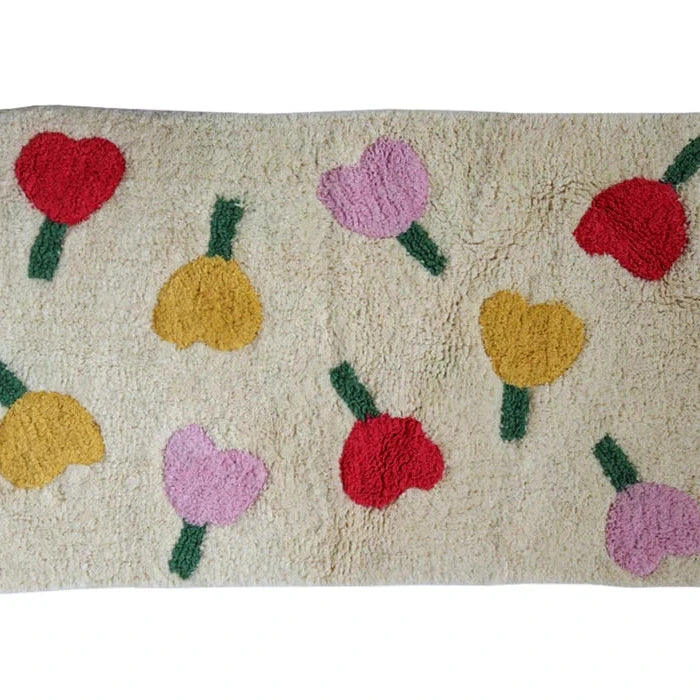 Forget Me Not Bath Mat - Vanilla