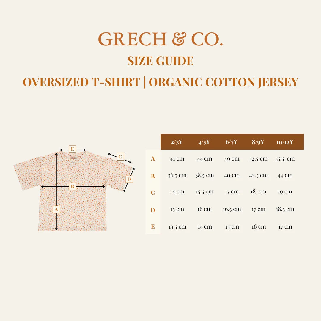 Oversized T-Shirt - Sunset Meadow