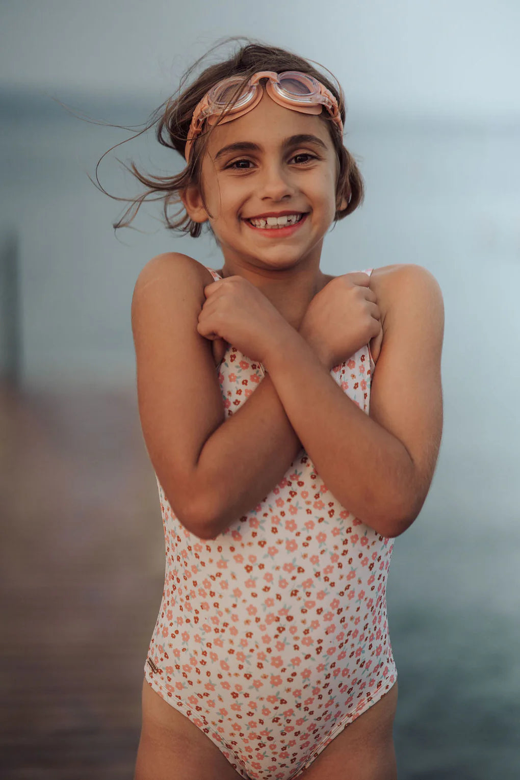 Sweetheart 1 Piece Swimsuit - Sunset Meadow