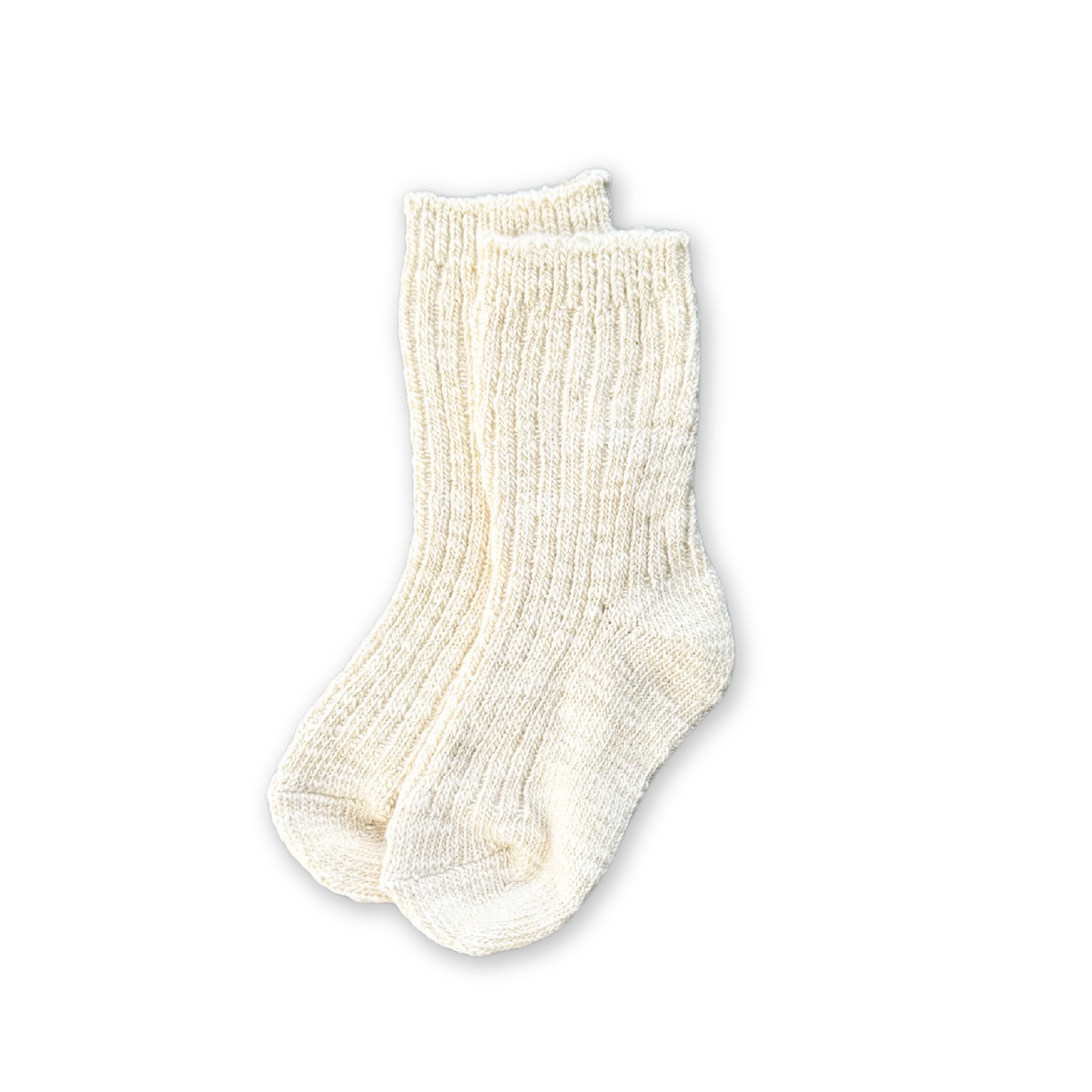 Chunky Rib Sock - Milk