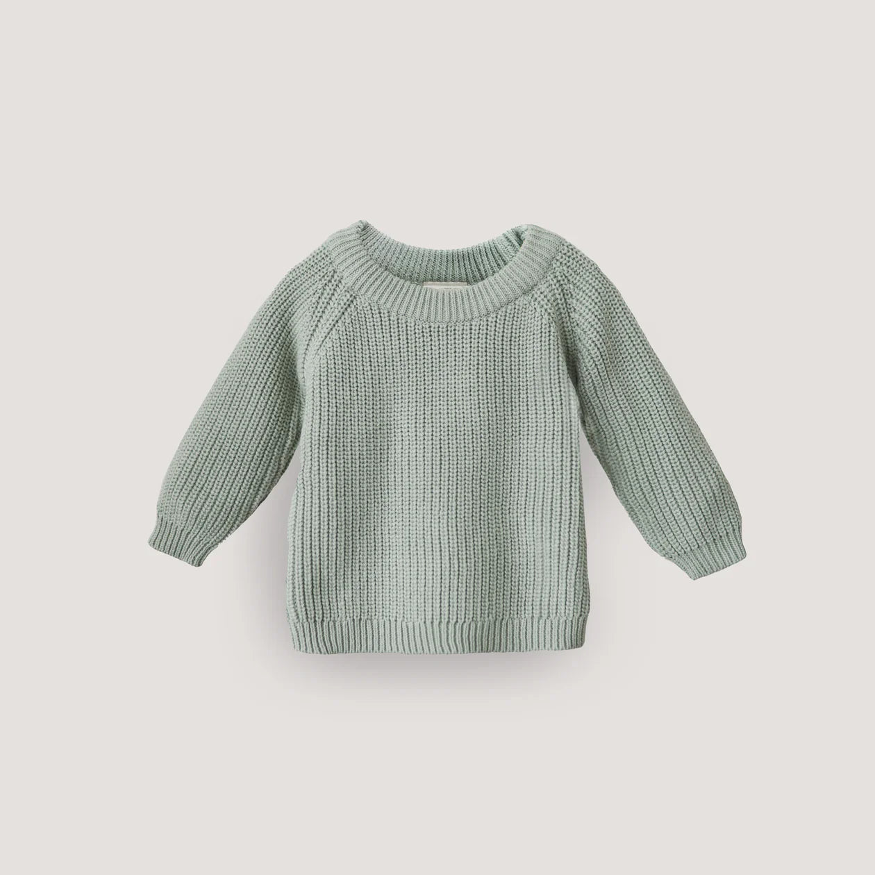 Chunky Knit Sweater Light Mint - Main Image