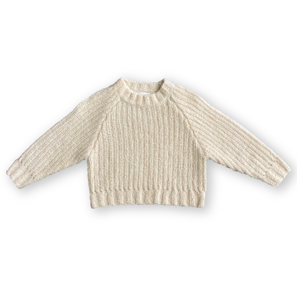 Merino Wool Pull Over - Milk