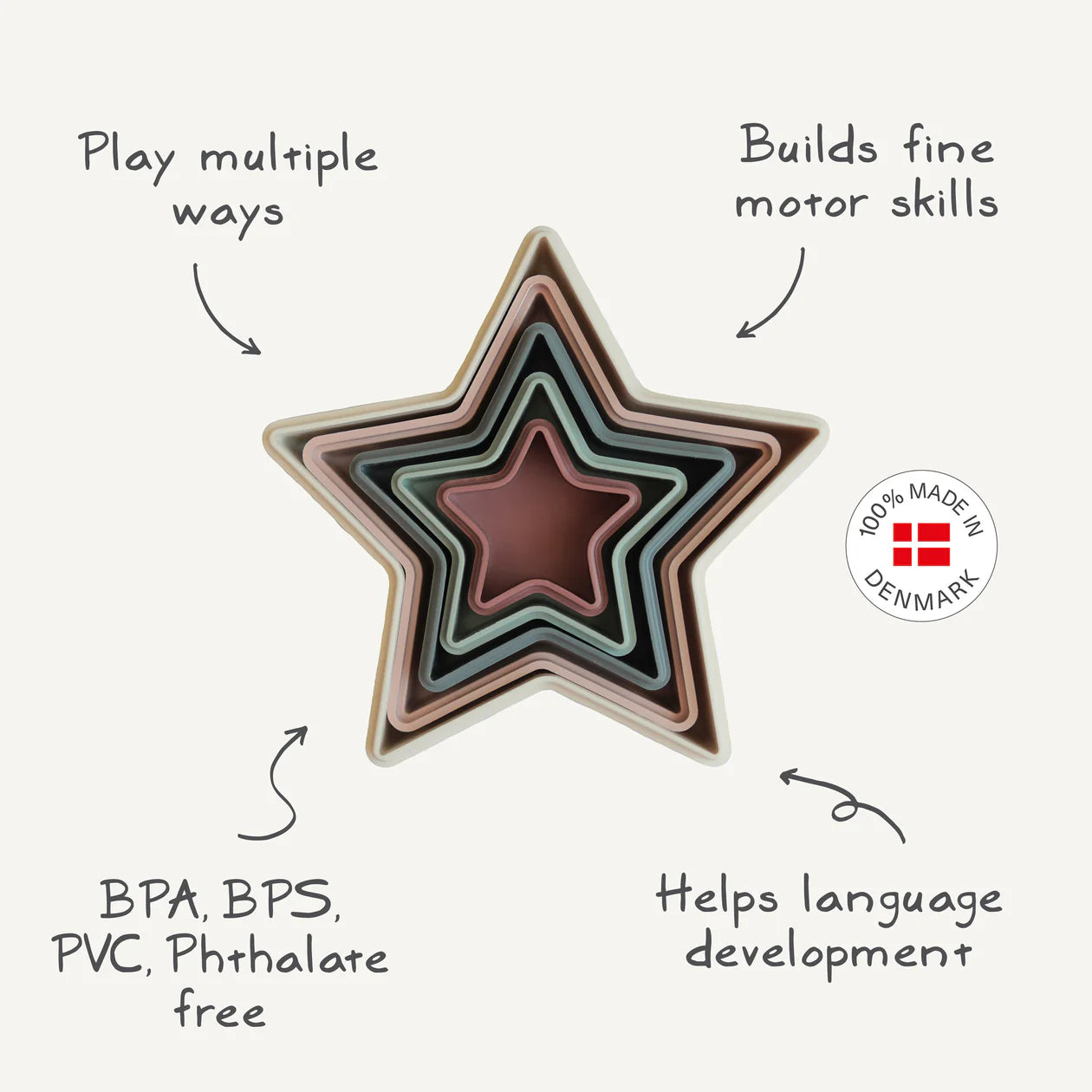 Nesting Stars Toy - Original