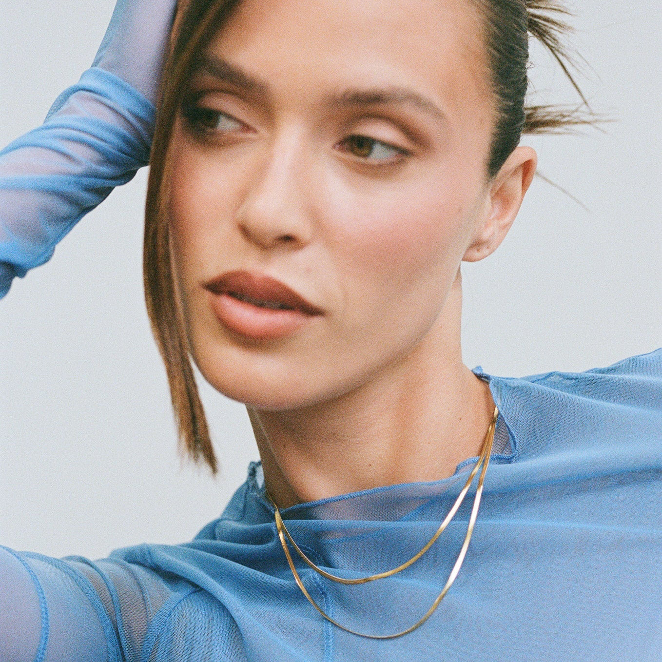 Hailey Snake Necklace - 3mm