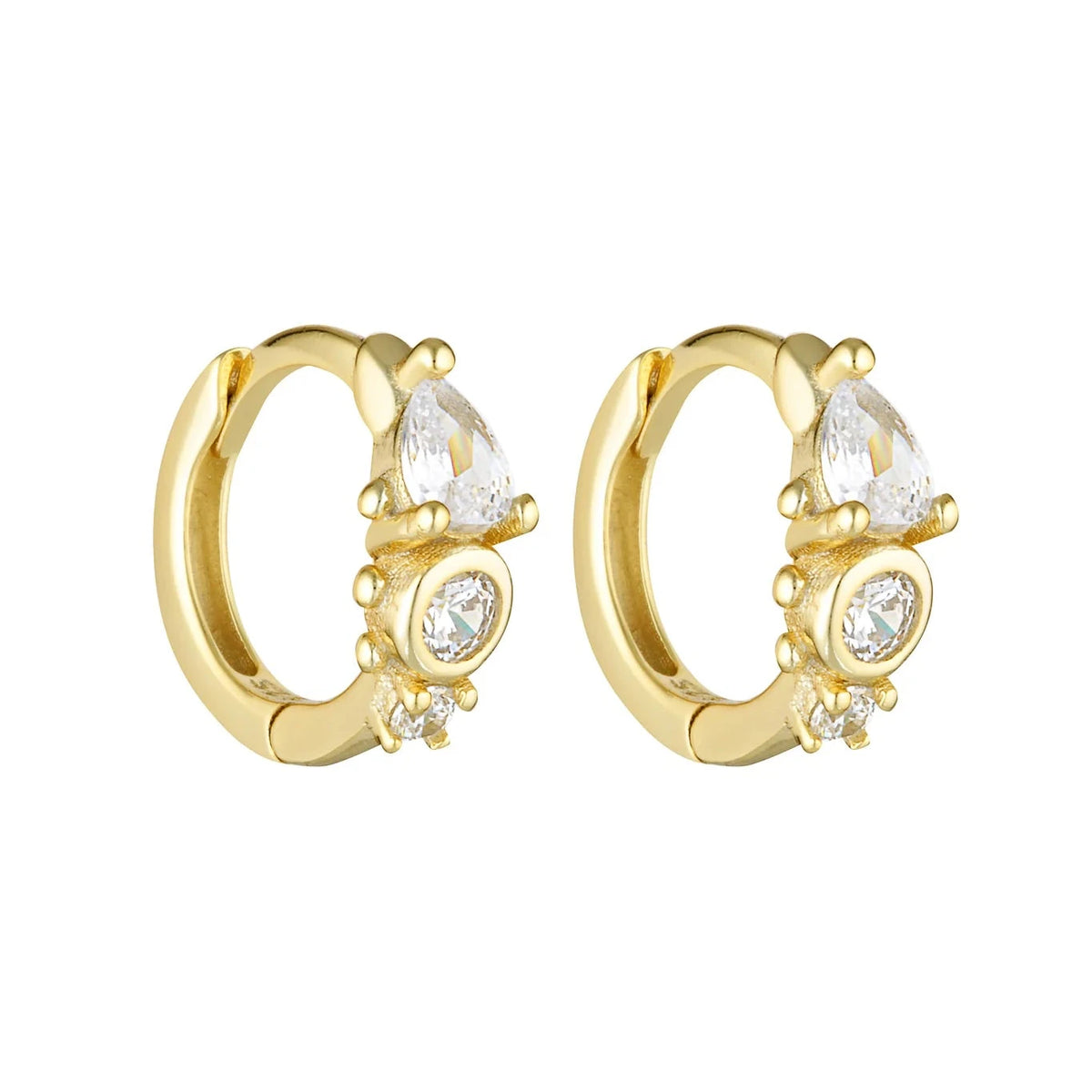 Heirloom Huggies - Gold/Clear