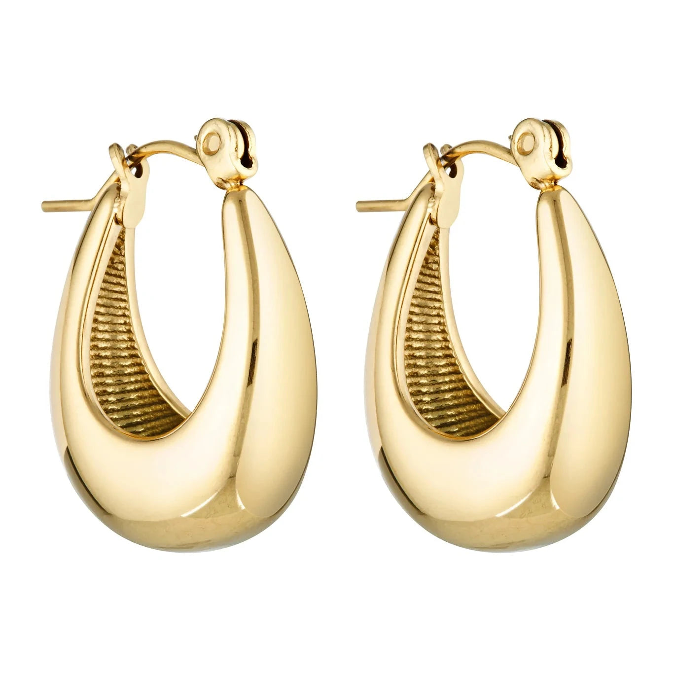 Tear Drop Earrings - Gold