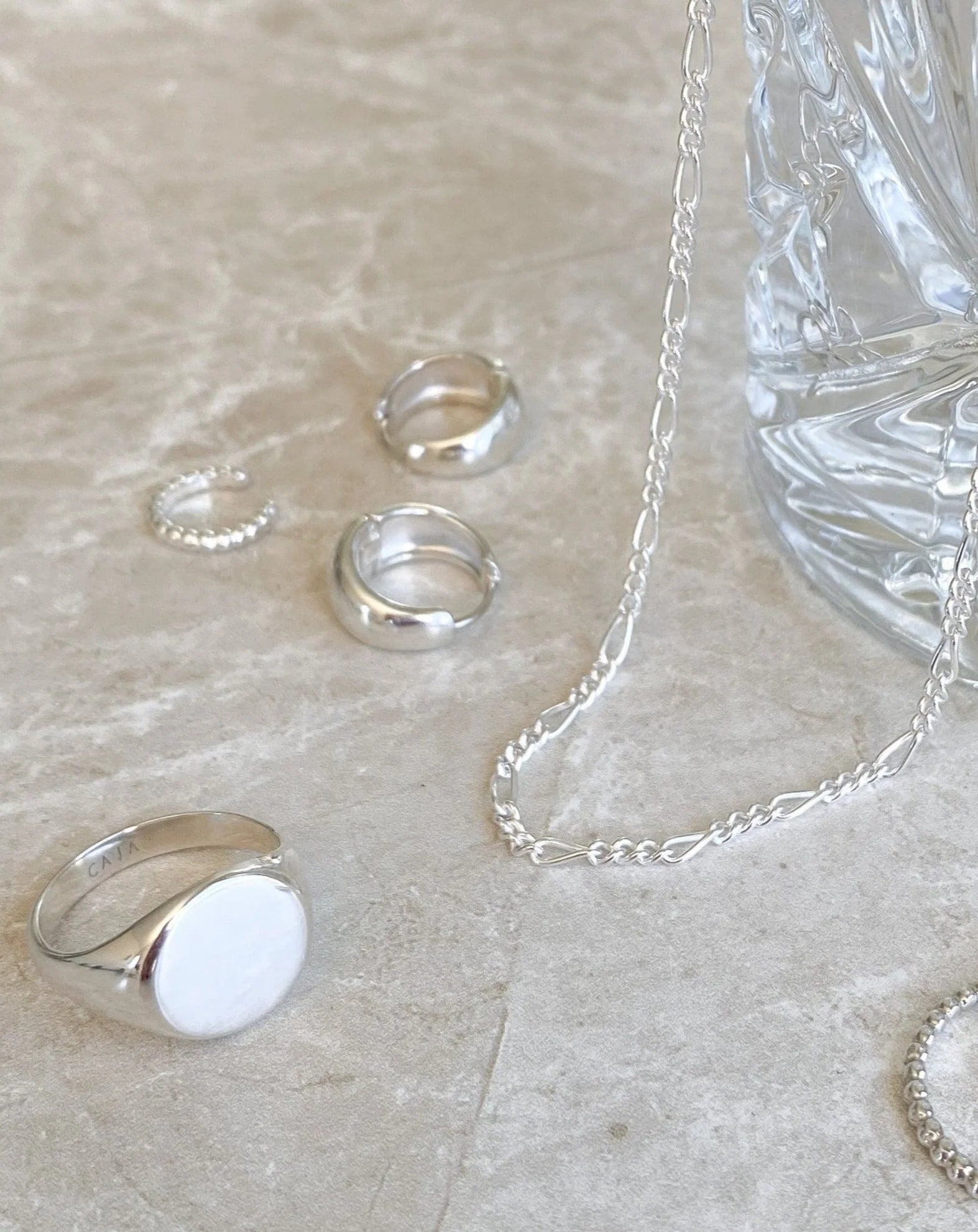 Palermo Figaro Necklace - Silver