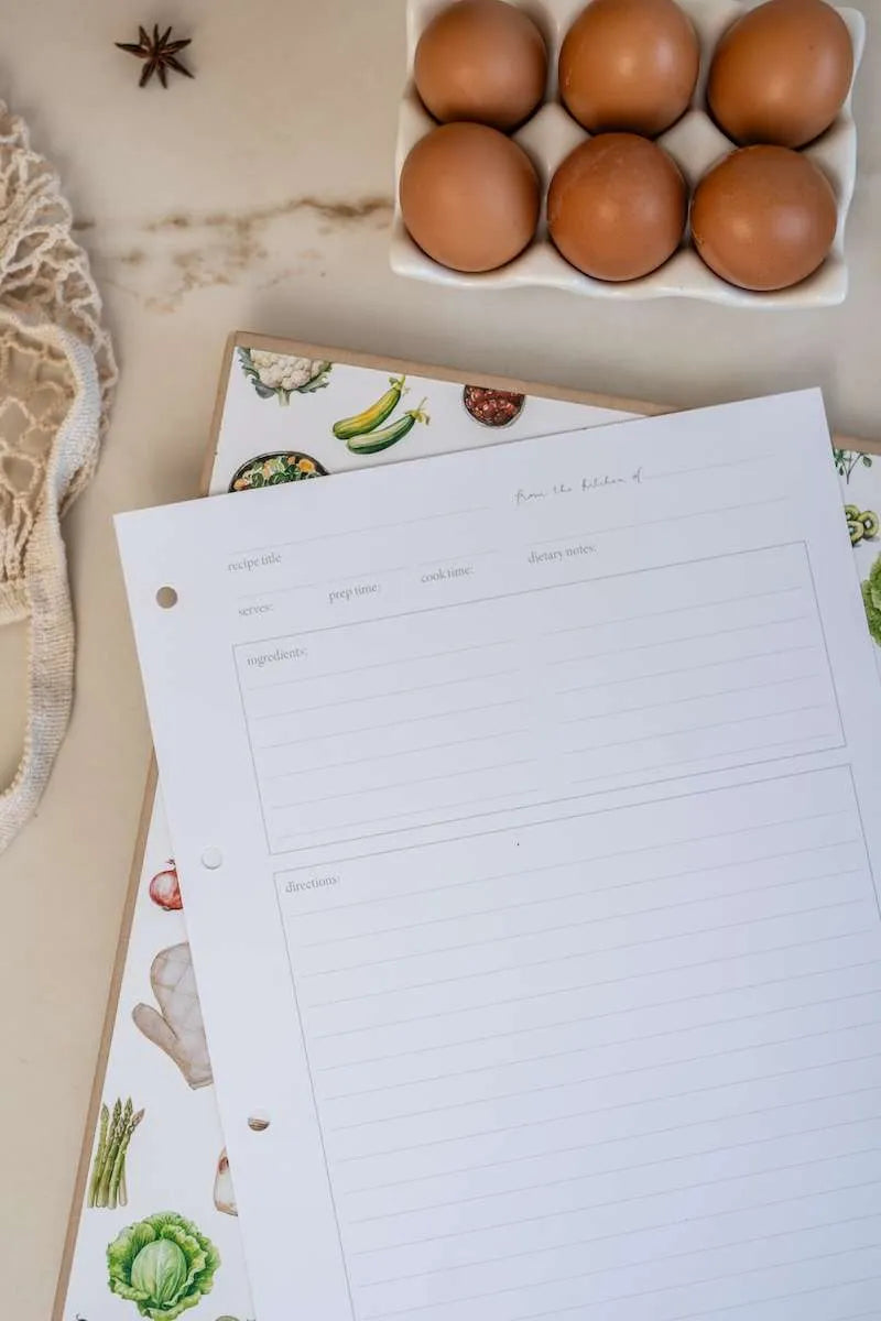 Recipe Binder - Latte