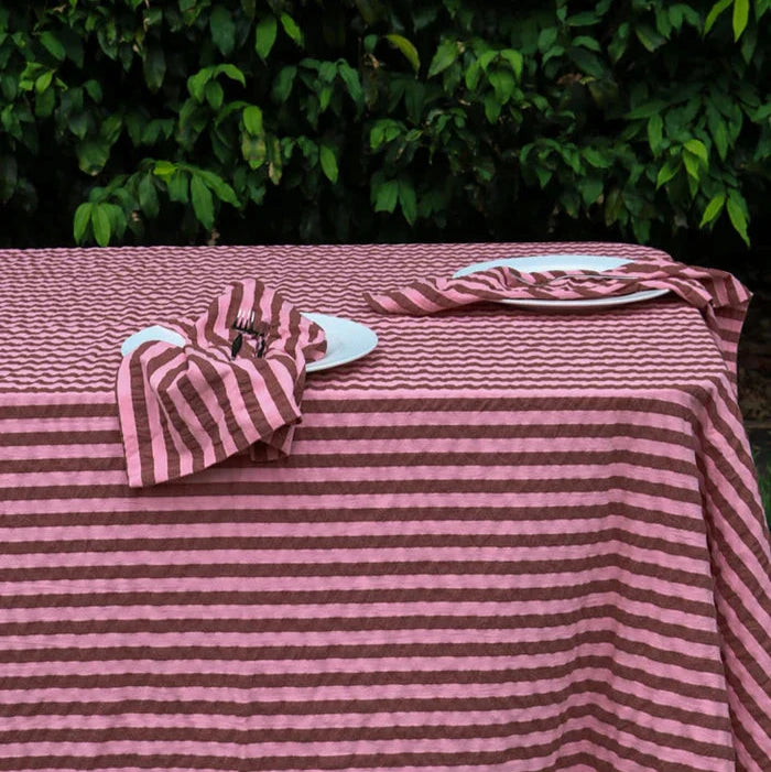 Sundae Seersucker Tablecloth