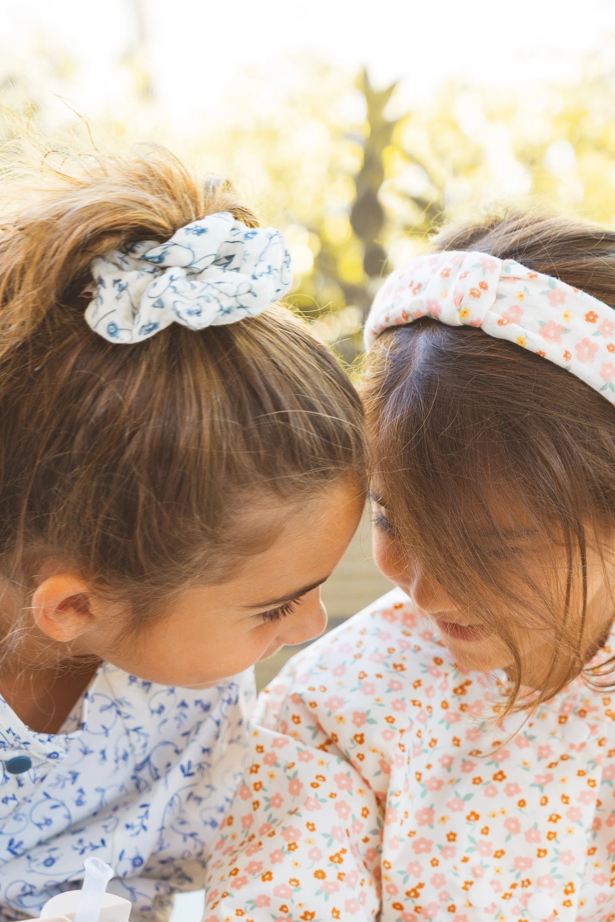 Hair Scrunchies - Sunset Meadow - Set of 2