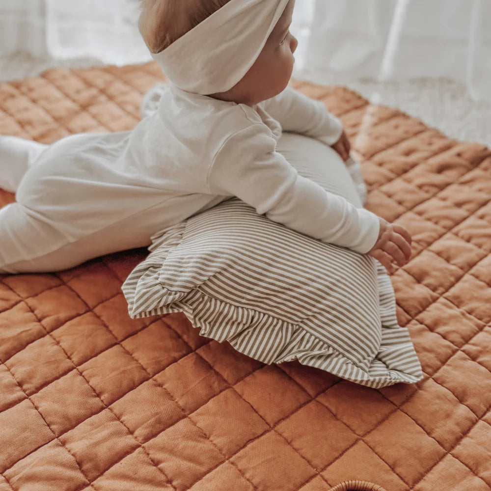 100% FRENCH FLAX LINEN PLAYMAT - HAZELNUT