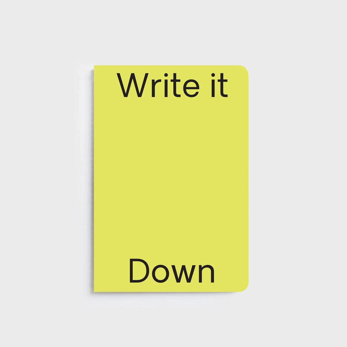 Write it Down Notebook - Neon
