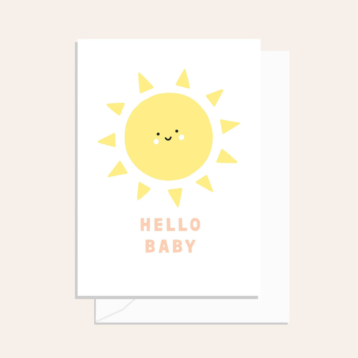 Hello Baby Sunshine Card