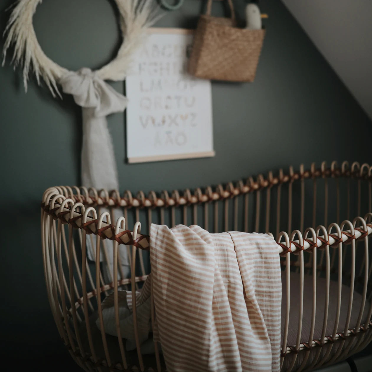 Swaddle - Natural Striped