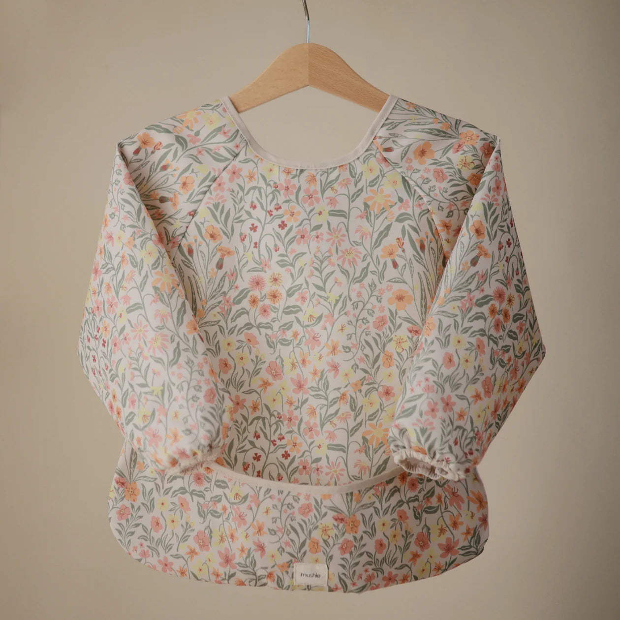Long Sleeve Bib - Pastel Blooms