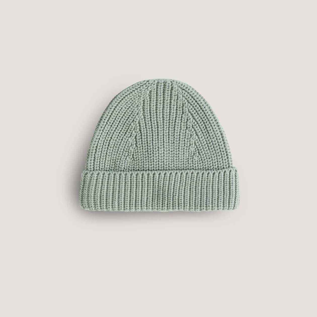Chunky Knit Beanie - Light Mint