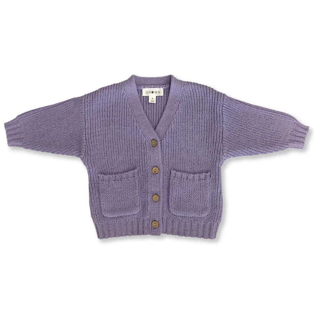POCKET CARDIGAN - IRIS