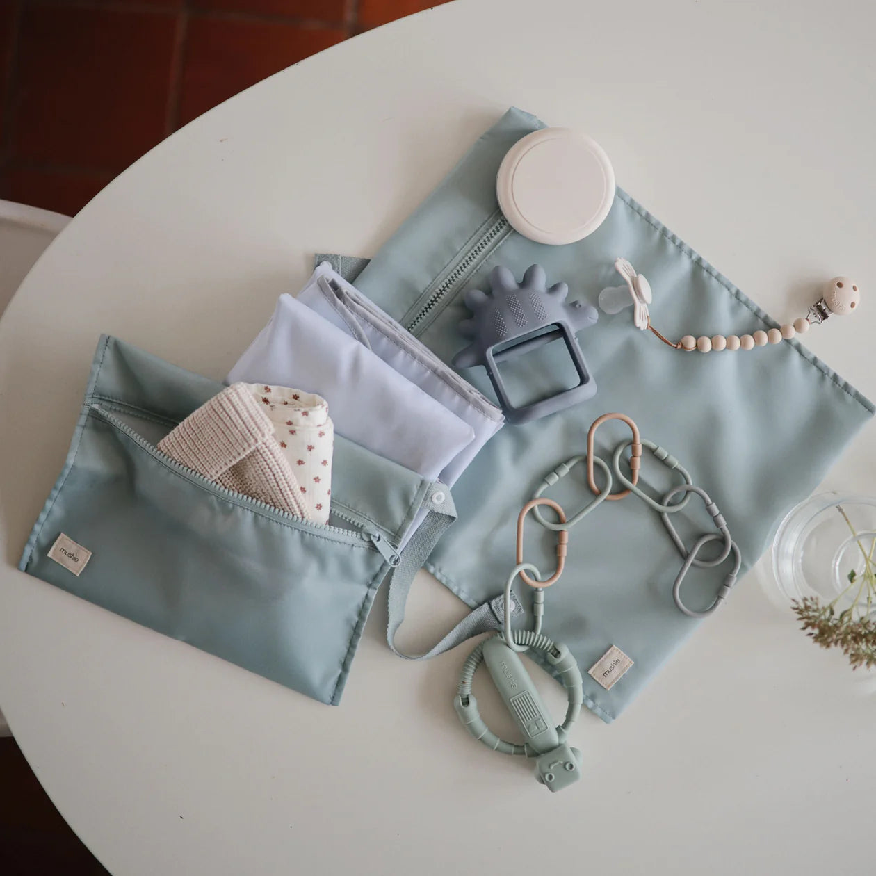 Water Resistant Wet Bag 2-Pack - Fog