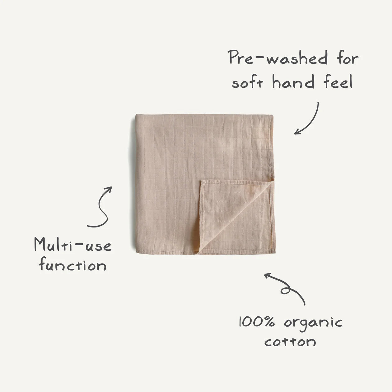 Swaddle - Natural Striped