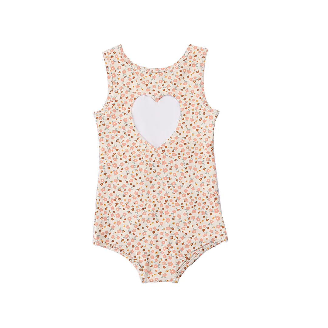 Sweetheart 1 Piece Swimsuit - Sunset Meadow