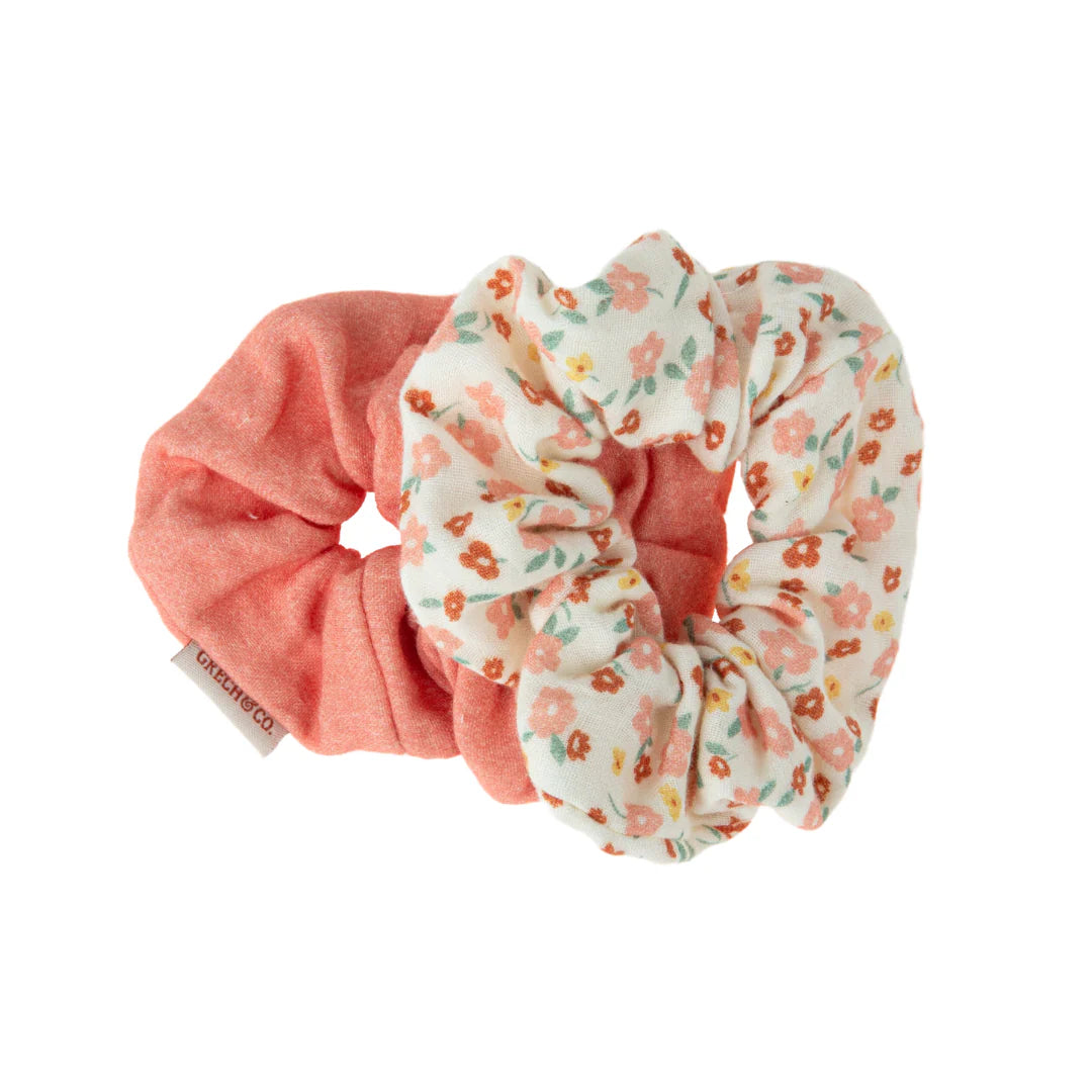 Hair Scrunchies - Sunset Meadow - Set of 2