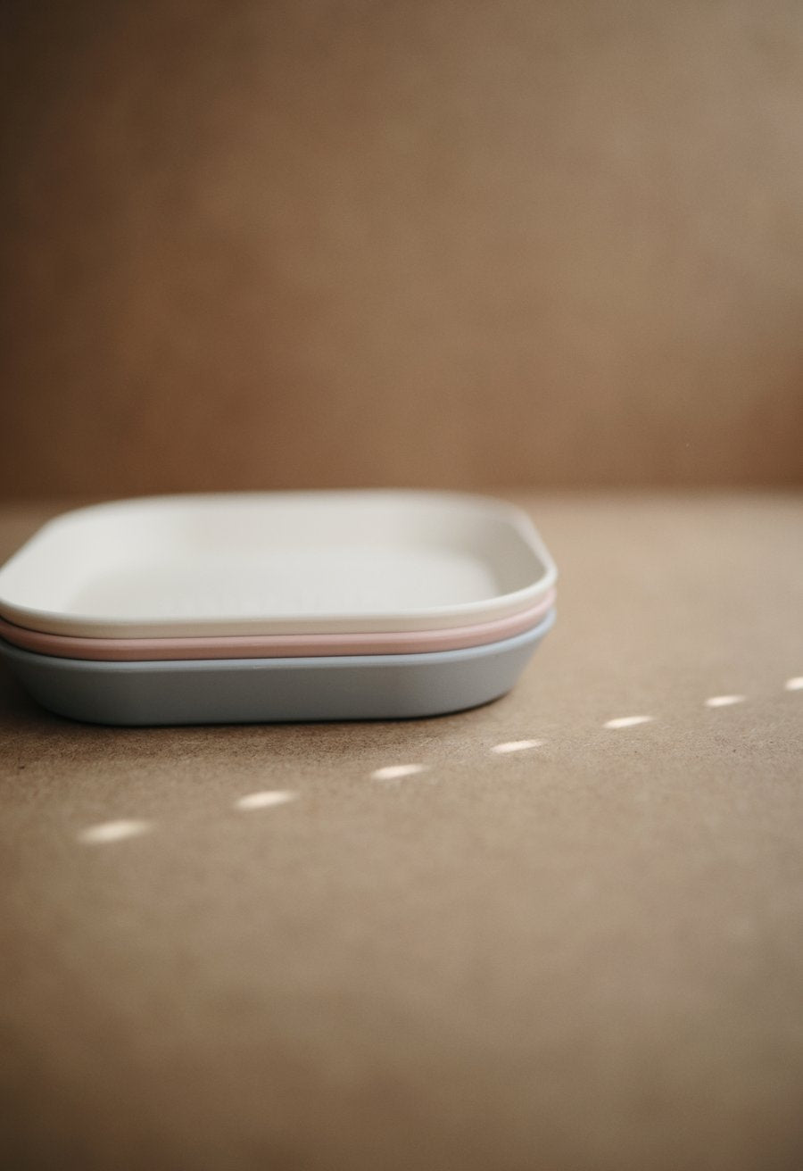 Square Plate (Cloud) - Set of 2