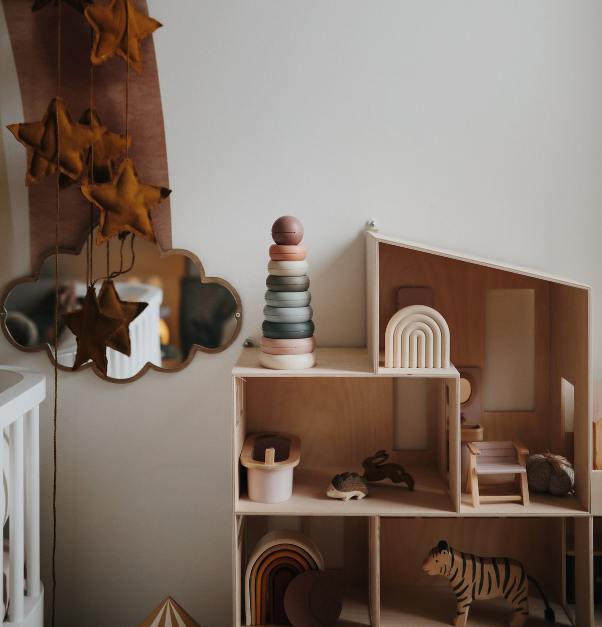 Stacking Ring Tower - Rustic