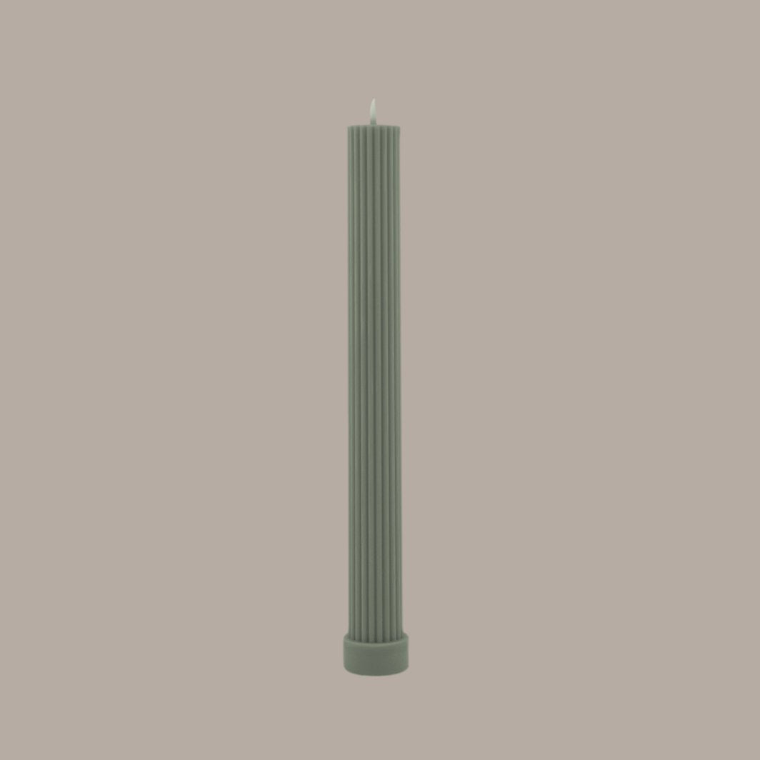 Column Pillar Candle Duo - Eucalyptus