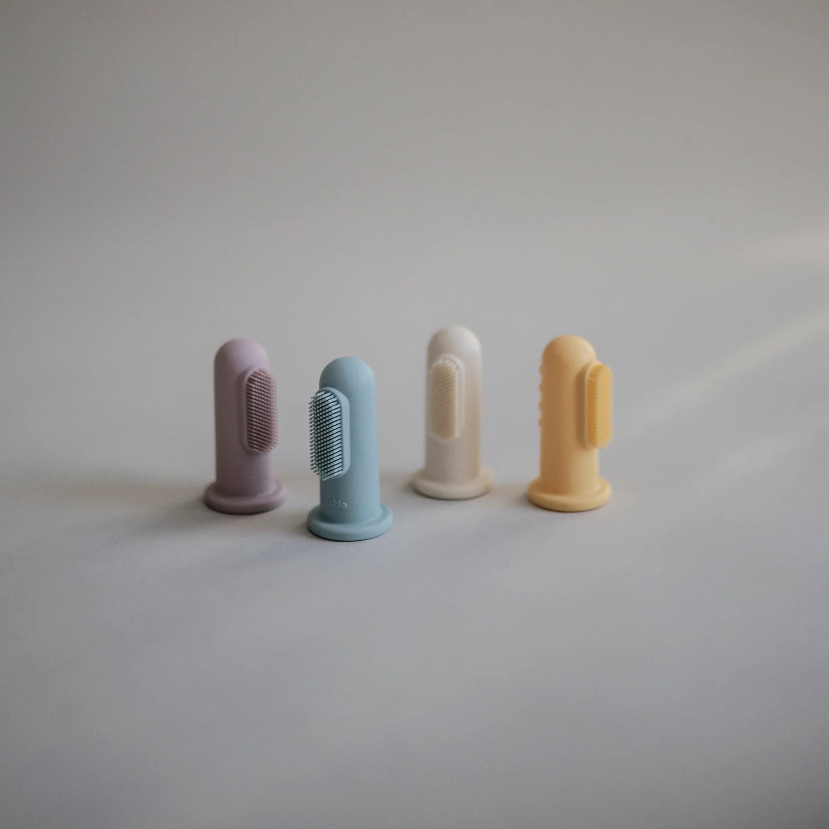 Finger Toothbrush - Soft Lilac/Ivory