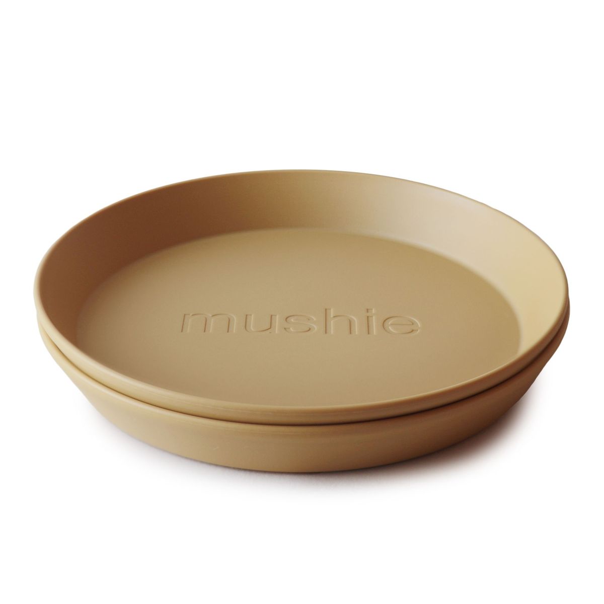 Round Plate (Mustard) - Set of 2