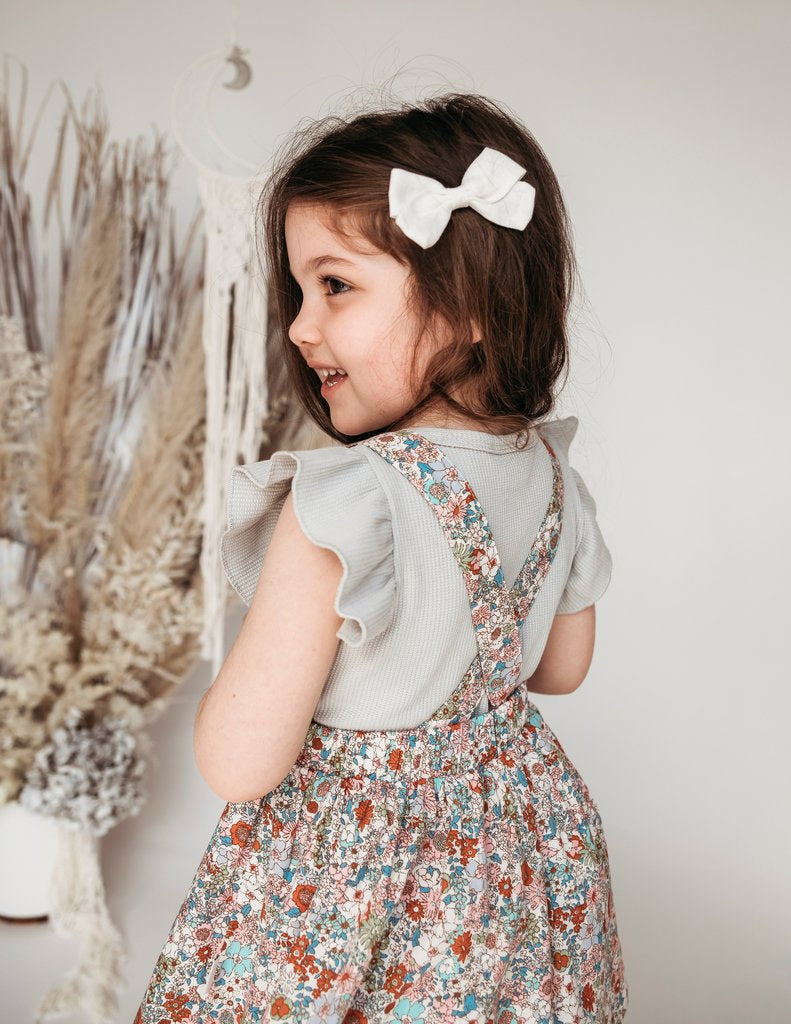 Coco Cotton Suspender Skirt - Floral Magic