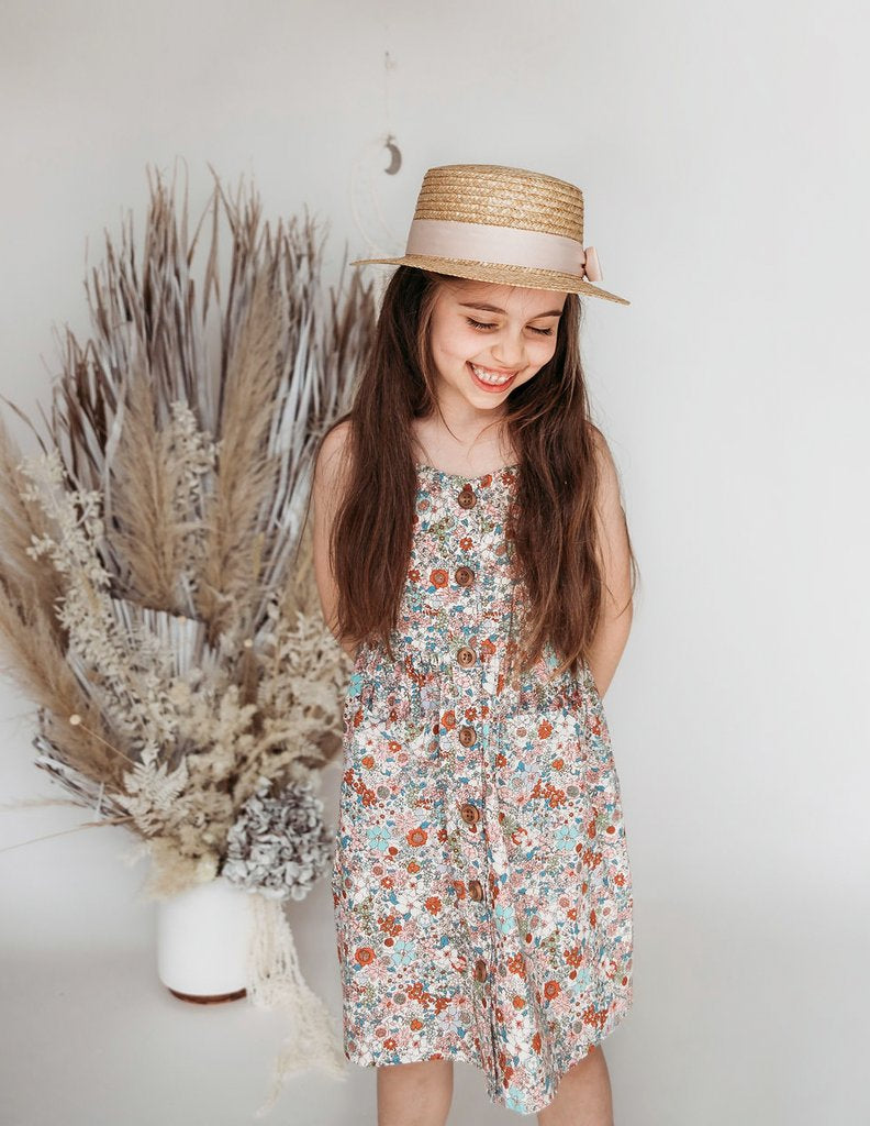 Isabelle Cotton Dress - Floral Magic