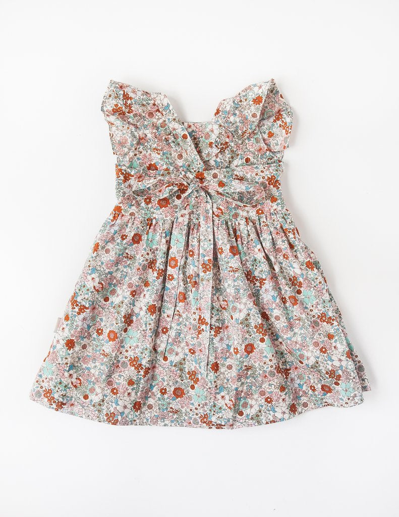 My Little Sunshine Cotton Dress - Floral Magic