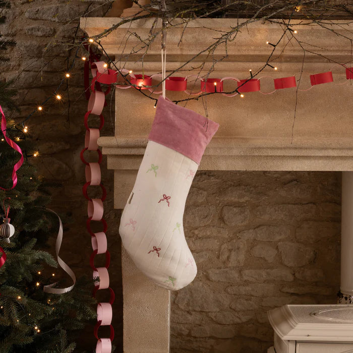 Christmas Stocking - Bows