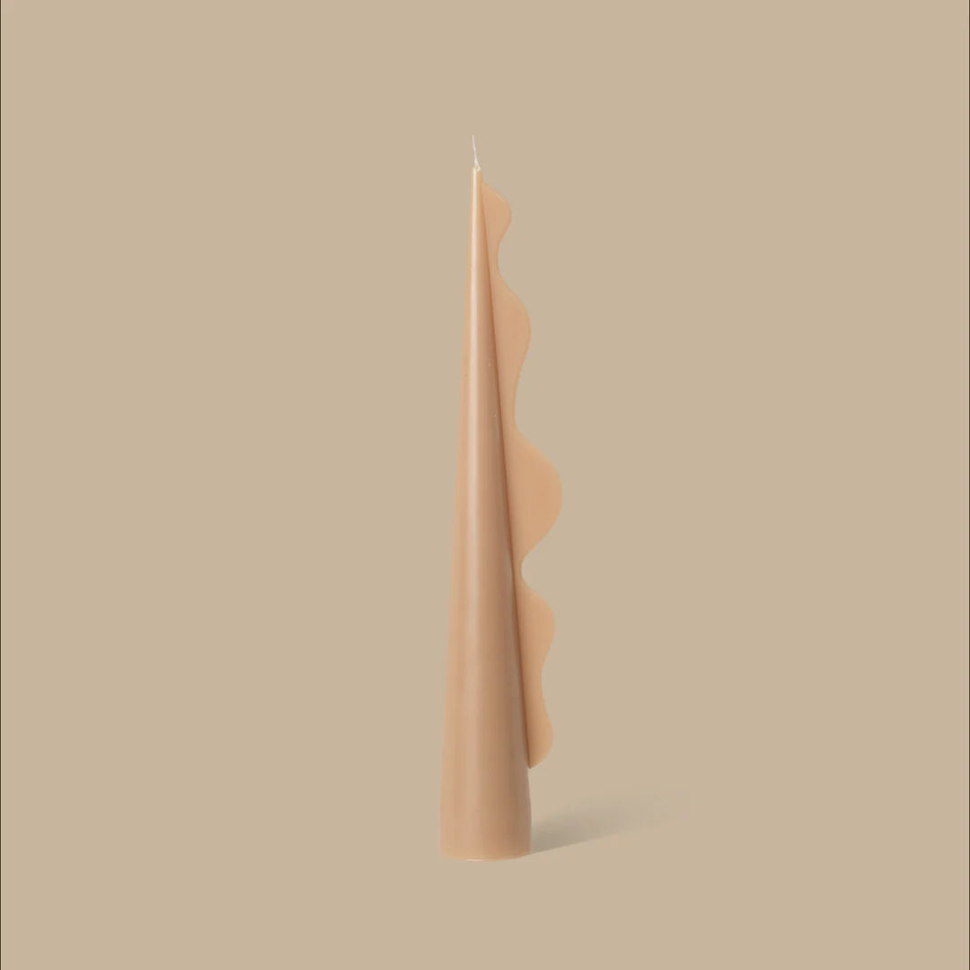 Seaweed Pillar Candle - Toffee