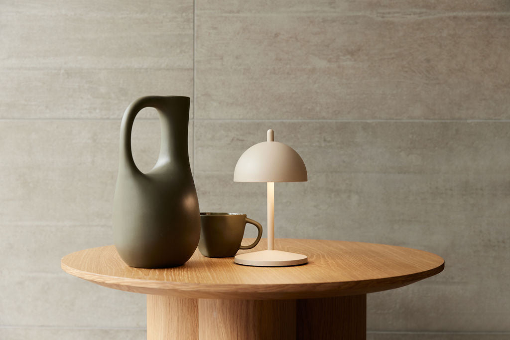 Eric Table Lamp - Sand Cashmere