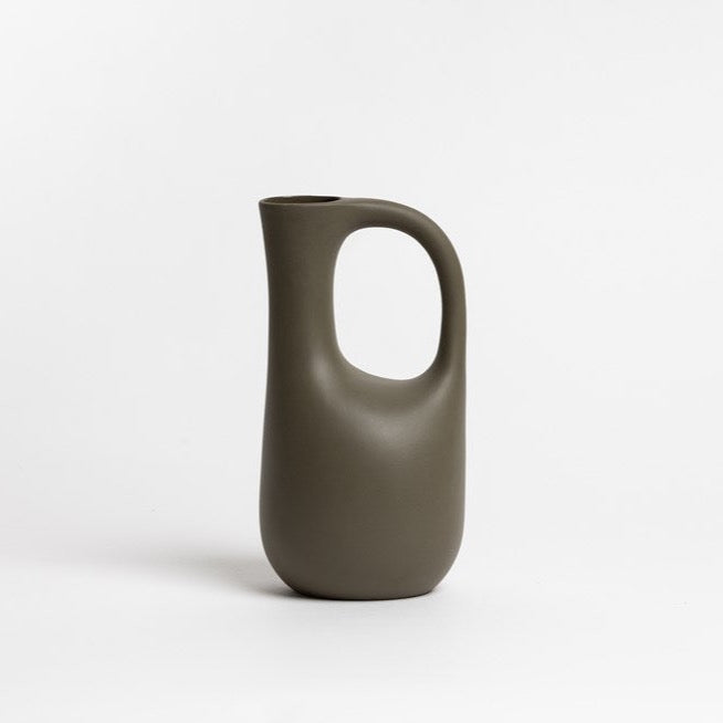 Archie Jug - Small Olive Green