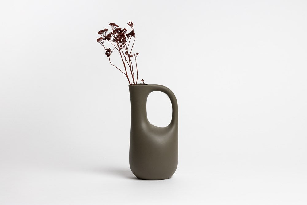 Archie Jug - Small Olive Green