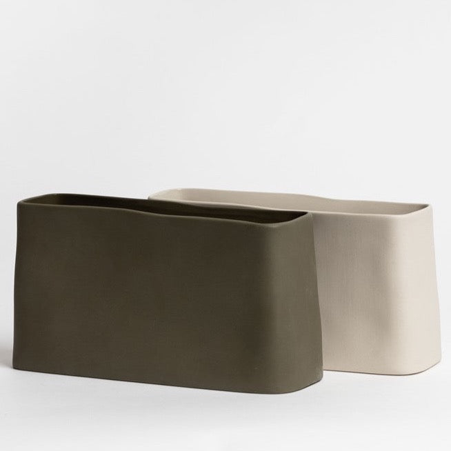 Haan Planter - Olive Green